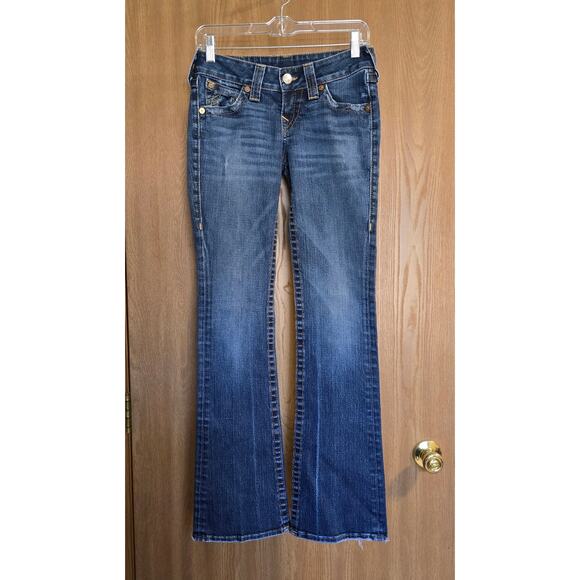 True Religion Johnny Straight Leg Y2k Jean WC92317QV - Picture 1 of 13